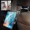 Universal 360 Rotation Car Mount Holder Bracket for Back Seat - Red - 2
