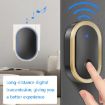 CACAZI A99 Smart Remote Doorbell & Elderly Pager, UK Plug - Golden - 3