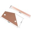 GNR1 Gold Aluminium Bass Guitar Neck & Leveling Ruler - 3