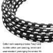 0.3m Guitar Cable 6.35mm TS Straight + Elbow Oxygen-Free Copper Core - 4