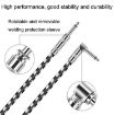 2m Guitar Cable 6.35mm TS Oxygen-Free Copper Core with Straight & Elbow Head - 3
