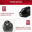 Hex Shank Mini Drill Chuck 0.3-3.6mm Three Jaw Power Tool Conversion - 5
