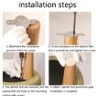 12cm Solid Wood Vertical Sofa Table Leg Cabinet Chair Pad (Wood Color) - 6