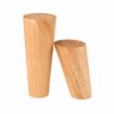 18cm Solid Wood Vertical Sofa Table Leg Cabinet Foot Chair Pad - 4