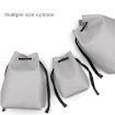 Medium Black Baona Camera Bag Lens Drawstring Pouch - 3
