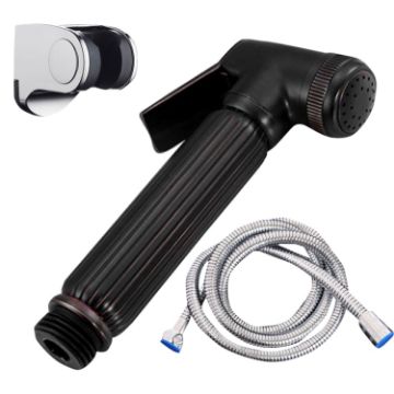 Black Antique Multifunctional Women Washers Pressure Nozzle Set - 1