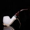 Meerschaum Resin Pipe with Filter & Accessories for Smoking - Washable - 1