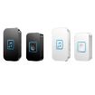 CACAZI A86 Wireless Doorbell, US Plug, Black - Remote Control Music Doorbell - 2