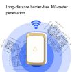 CACAZI A20 Wireless Doorbell US Plug, Silver - Smart Home Digital Music - 5