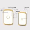 CACAZI A20 Wireless Doorbell UK Plug, Golden - Smart Home Digital Music - 4