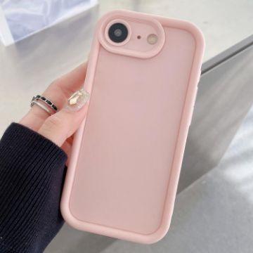 Shockproof Light Pink TPU Phone Case for iPhone SE 2022/2020/8/7 - 1