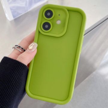 iPhone 11 Shockproof TPU Case - Frosted Frame, Precise Hole, Green - 1
