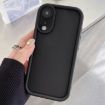 iPhone XR Shockproof TPU Case - Black Frosted Frame, Precise Hole - 1