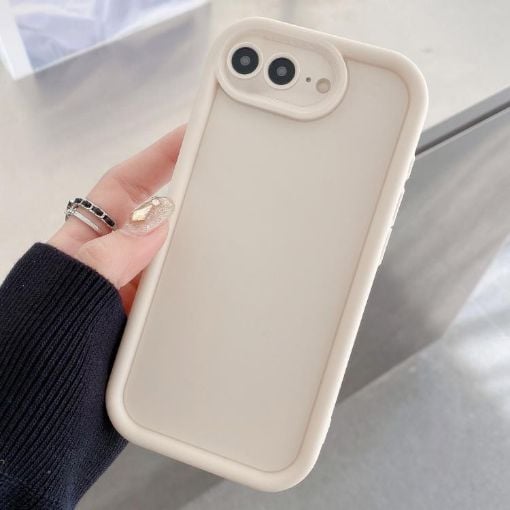 iPhone 8 Plus/7 Plus Shockproof TPU Case - Frosted White Frame - 1