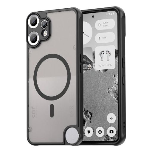Nothing CMF Phone 2 Pro Fan Dun TPU Hybrid PC Magsafe Case Black - 1