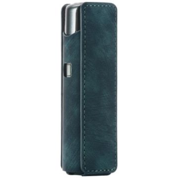 Lil Solid 3.0 Green Frosted Retro PU Leather Electronic Cigarette Case - 1