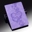 Samsung Galaxy Tab A8 10.5 2021 Love Hearts Leather Case - Purple - 7