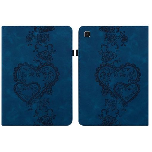 Samsung Galaxy Tab A 9.7 T550 Love Hearts Leather Case - Dark Blue - 1