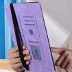 Samsung Galaxy Tab S2 9.7 Purple Love Hearts Leather Tablet Case - 6