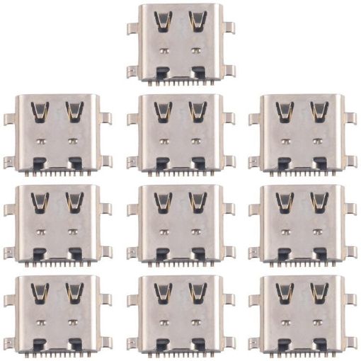 10pcs Original 12 Pin Charging Port Connector, Model: 4 Pin Non-Spring - 1