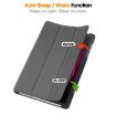 T-Mobile REVVL Tab 5G Gray Leather Smart Case - Custer Texture Holder - 4