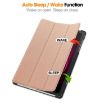 T-Mobile REVVL Tab 5G Rose Gold Leather Tablet Case with 3-Fold Holder - 4