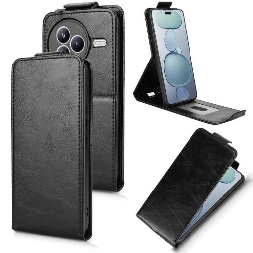 Xiaomi Civi 5 Pro 5G Black Magnetic Flip Leather Case with Buckle - 1