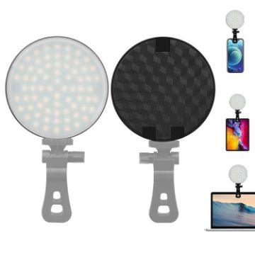 GZ-669 Portable Pocket Fill Light - Cold/Warm/White Full Color Round - 1