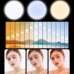 GZ-669 Portable Pocket Fill Light - Cold/Warm/White Full Color Round - 5