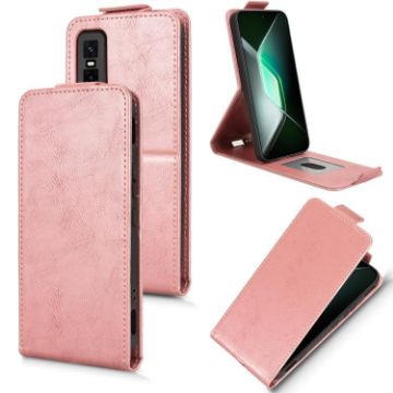 Infinix GT 30 Pro Rose Gold Magnetic Flip Leather Case with Buckle - 1