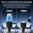 YCE-V292 2 in 1 Type-C to Type-C & HDMI2.0 Adapter Cable - 5