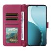 OPPO Reno14 5G Leather Phone Case with 6-Card Slots & Wrist Strap - 4