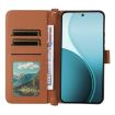 OPPO Reno14 Pro 5G Leather Phone Case with 6-Card Slots & Wrist Strap - 4