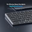 DUX DUCIS LK Series Universal Wireless Keyboard - Black, Portable - 7