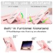 Samsung Galaxy Tab S10+/S9+ Armor Bolt Silicone Hybrid Case Rose Gold - 4