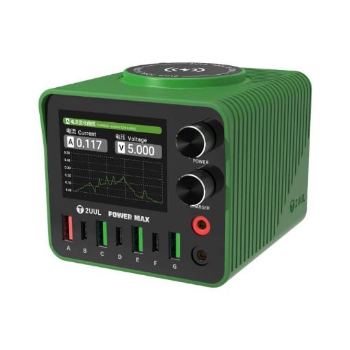 2UUL PC01 POWER MAX 200W Multi-Port Charger, EU Plug, Adjustable Voltage - 1