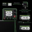2UUL PC01 POWER MAX 200W Multi-Port Charger, EU Plug, Adjustable Voltage - 3