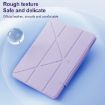 iPad Pro 13 2024 Rotatable Y-Fold Leather Case - Purple, Stress Relief - 7