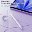 iPad Pro 13 2024 Rotatable Y-Fold Leather Case - Purple, Stress Relief - 8