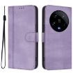Xiaomi 14 Ultra 5G Retro Leather Phone Case - Purple Splicing Buckle - 2