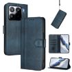Xiaomi 15S Pro 5G Retro Leather Phone Case - Dark Blue Splicing Buckle - 1