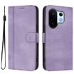 Vivo S30 Pro Mini Retro Leather Phone Case, Purple, Line Splicing Buckle - 2