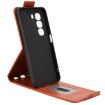itel A95 5G Magnetic Flip Leather Phone Case with Buckle - Brown - 3