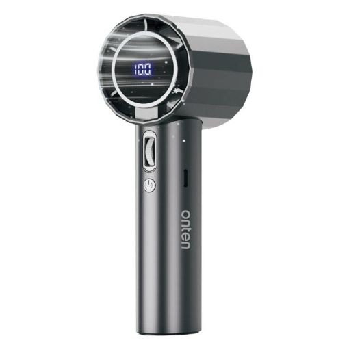 Onten F10 100-Speed High-Speed Turbine Handheld Fan - Grey - 1