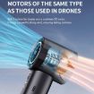 Onten F10 100-Speed High-Speed Turbine Handheld Fan - Grey - 5
