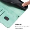 Ulefone Note 17 Pro Retro Leather Phone Case - Mint Green - 6