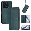 Ulefone Note 20 Pro Retro Leather Phone Case, Dark Green, Line Splicing - 1