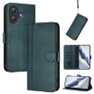 Ulefone Note 21 Retro Leather Phone Case, Dark Green, Line Splicing Buckle - 1