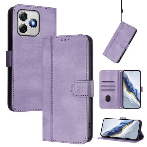 Ulefone Note 18 Ultra/Pro Retro Leather Phone Case - Purple - 1