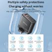 Yesido YC95 PD100W GaN Fast Charger, 2 USB-C & USB-A, UK Plug, Black - 6